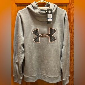 NWT Women’s Under Armour Coldgear Funnel Neck Pullover Hoodie Sweatshirt XL